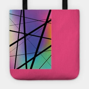 Geometric Lines Tote