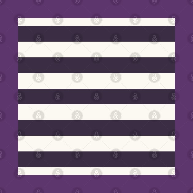 Preppy Girly Paris Chic Royal Purple White Stripes by Tina