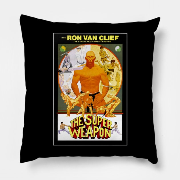 The Super Weapon (1975) Pillow by Scum & Villainy