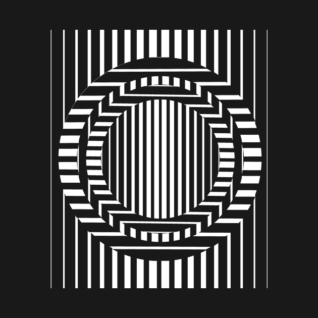 Geometric Abstract in black by carolsalazar