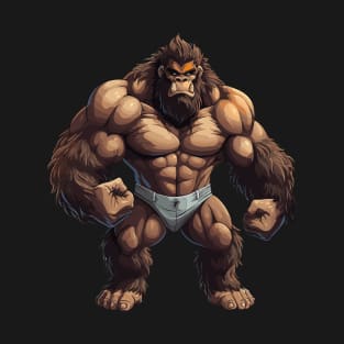 Bodybuilder Gorilla T-Shirt