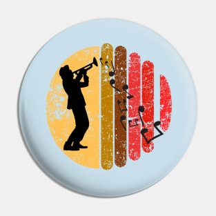 retro music song  trumpet musician Pin