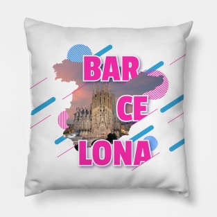 Colorful Barcelona Pillow