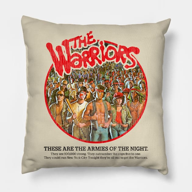 The Warriors Worn Out Lts Pillow by Alema Art