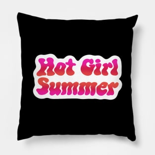 Hot Girl Summer Design Pillow