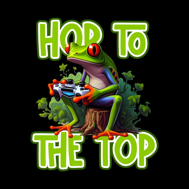 Gamer Frog - Hop to the Top by SergioCoelho_Arts