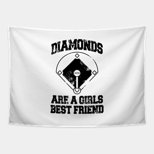 Diamonds Are A Girl Best Friends Tapestry