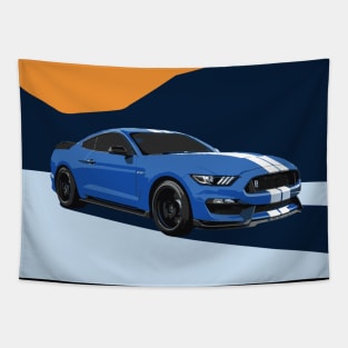 s550 ART Grabber Blue Mustang GT 5.0L V8 usa GT350 Shelby Tapestry