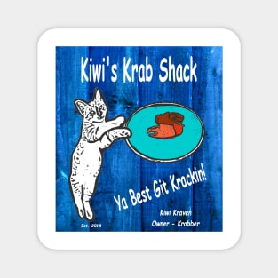 Kiwi's Krab Shack Magnet