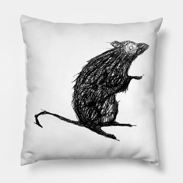 Rat Pillow by LordDanix