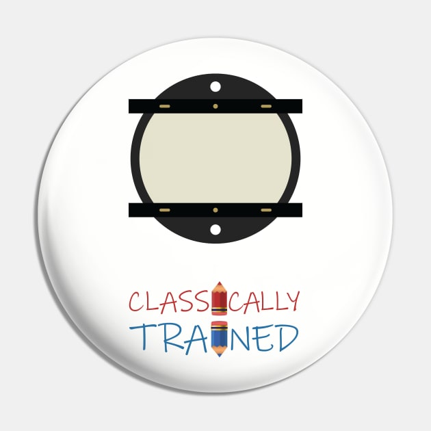 Classically Trained (2D) Pin by Joe's Gallery of Geekdom