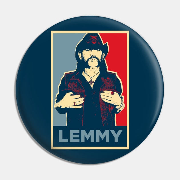 Lemmy Pin by TEEVEETEES