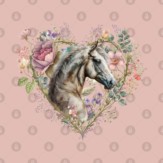 Horsehead in The Floral Heart by Biophilia
