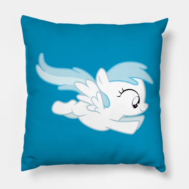 Flying filly 2 Pillow by CloudyGlow