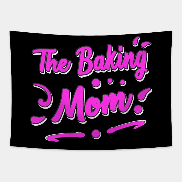 Baking Mom Tapestry by Foxxy Merch