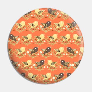 Birds pattern Pin