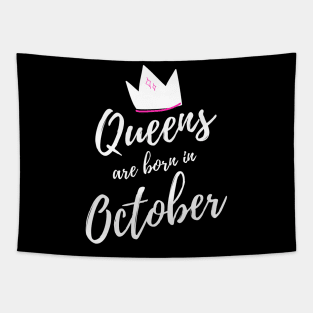 Queens are born in October. Happy Birthday! Tapestry