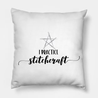 I practice stitchcraft funny needle pentagram craft Pillow