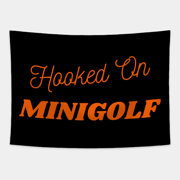 Hooked On Minigolf Tapestry by Teqball Store