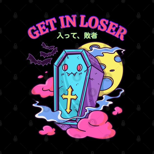 Get In Loser Kawaii Coffin by Sugoi Otaku Gifts