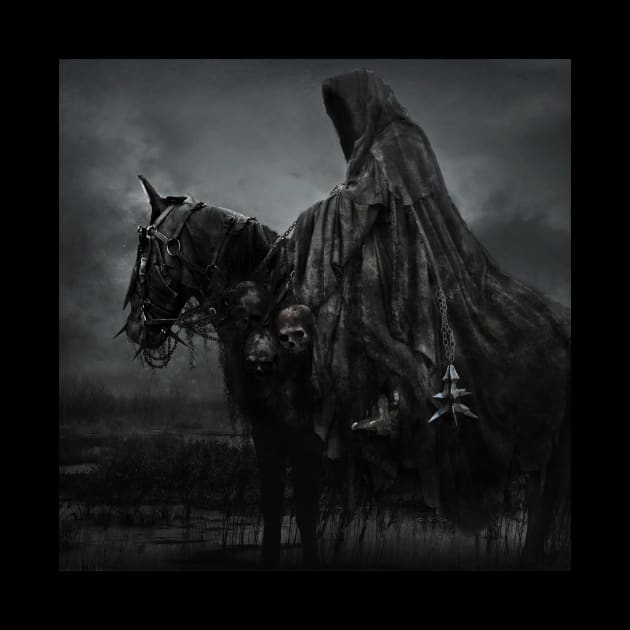 nazgul on horse by mustaphadesign