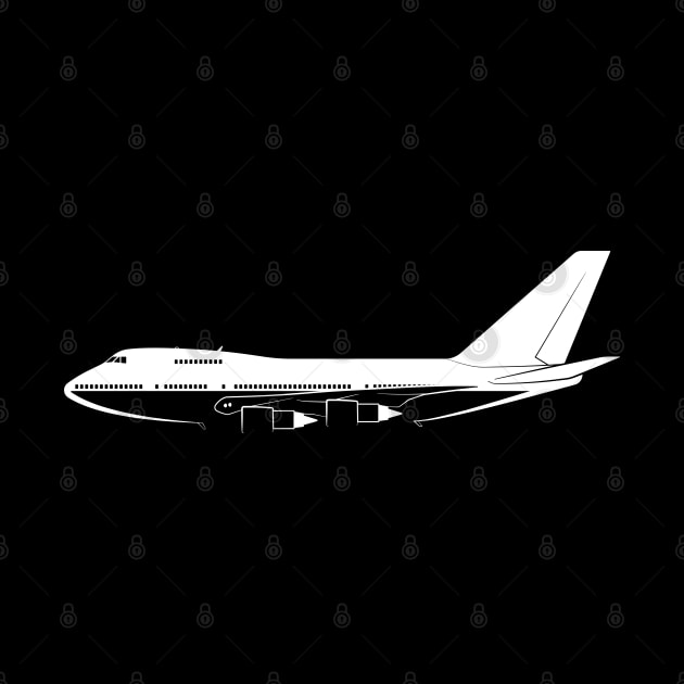 747SP Silhouette by Car-Silhouettes