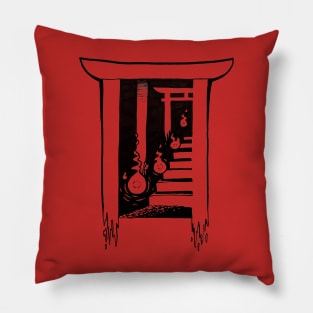 Kitsune flames Pillow