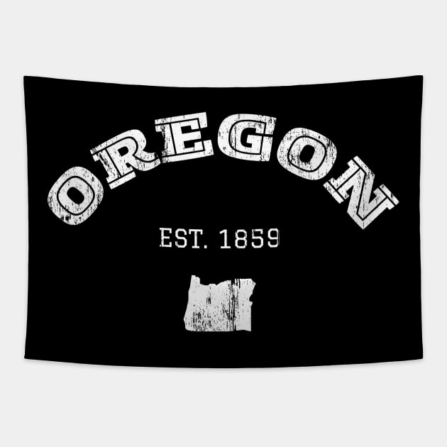 Oregon State 1859 Retro USA Pride Tapestry by Foxxy Merch