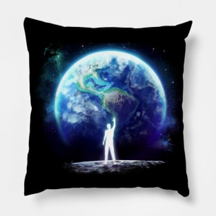 Missing home (earth) Pillow