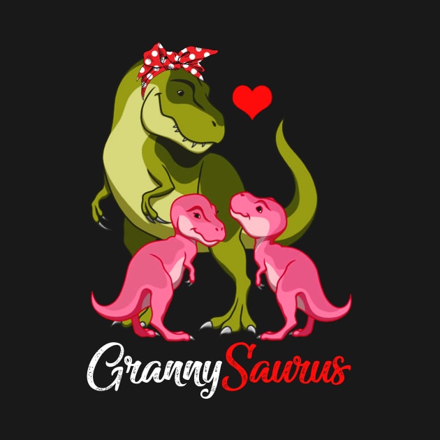 Grannysaurus T-Shirt T-rex Granny Saurus Dinosaur by johnbbmerch