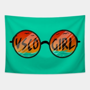 VSCO GIRL vintage sunglasses summer beach Tapestry