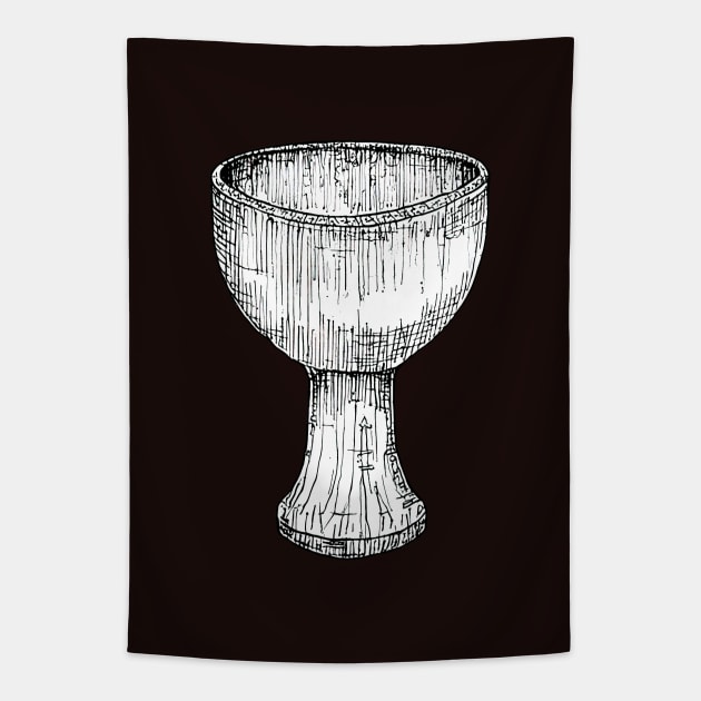 Grail - Sketch Tapestry by Buff Geeks Art