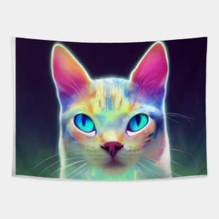 Opal cat Tapestry