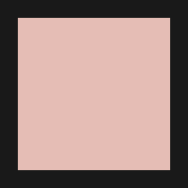 Minimalist pale dusty pink colorblock by Merch ArtsJet