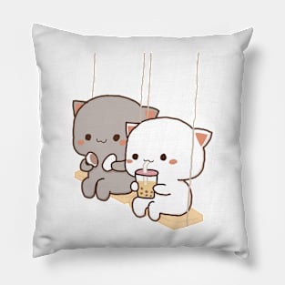 vintage-cat Pillow