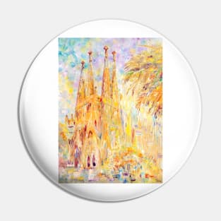 Sagrada Familia Square Pin