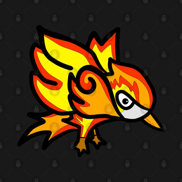 The fire flame bird by FzyXtion