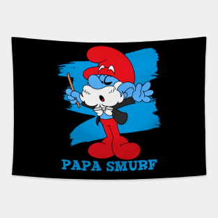 papa smurf Tapestry