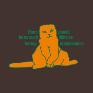 Funny Mathematician Cat T-Shirt