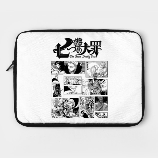 The Seven Deadly Sins Manga Nanatsu No Taizai Laptop Case