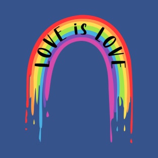 Pride Love is Love Rainbow T-Shirt