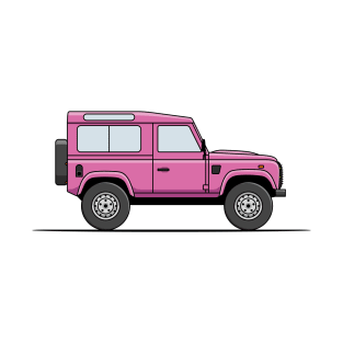 Land Rover Defender - Pink T-Shirt