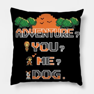 Adventure and us Pillow