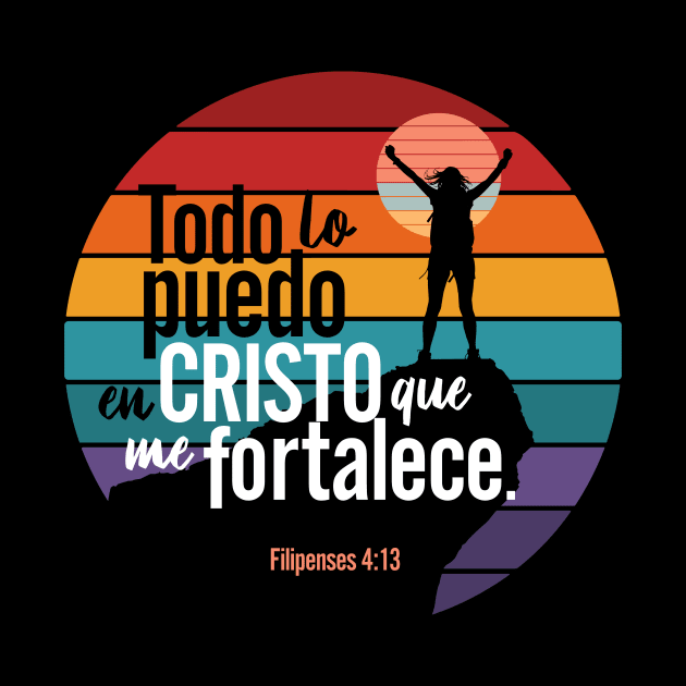 I can do all things through Christ which strengtheneth me. Philippians 4:13 by Comunidad78