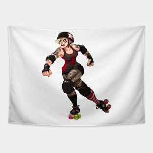 Arsenicki - roller derby star Tapestry