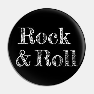 rock and roll logo design Pin