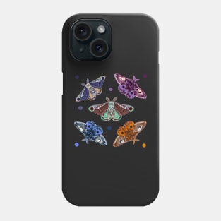 Moth sticker set 1 Phone Case