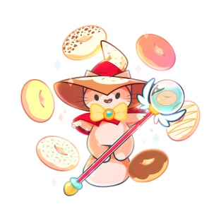 Donut Mage Cat T-Shirt