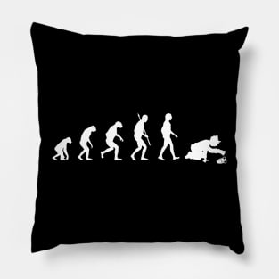 Archaeologist Evolution Pillow