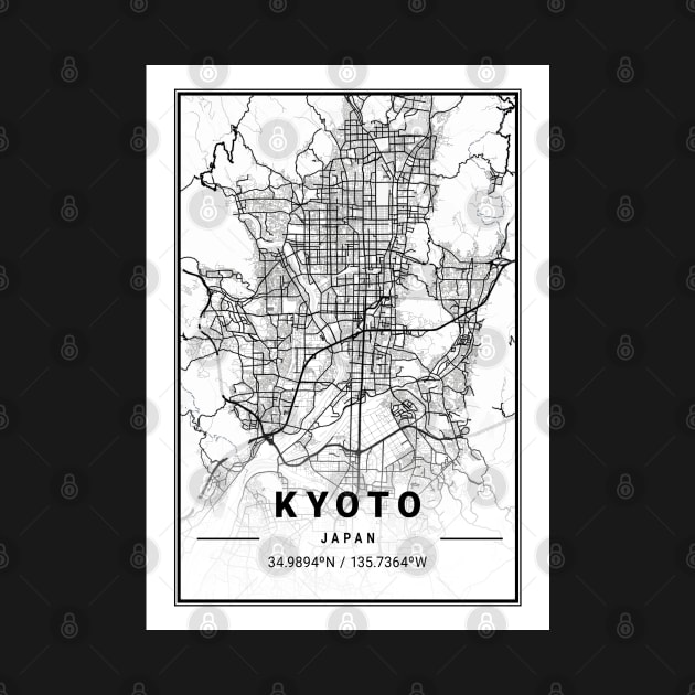 Kyoto Light City Map by tienstencil